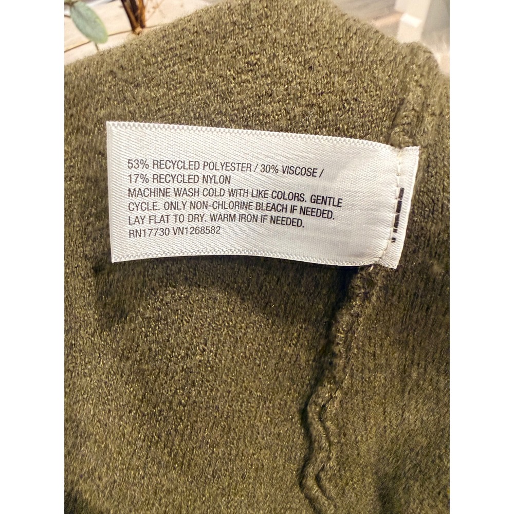 A New Day Olive Green Knit Maxi Skirt, XS - Picture 5 of 6